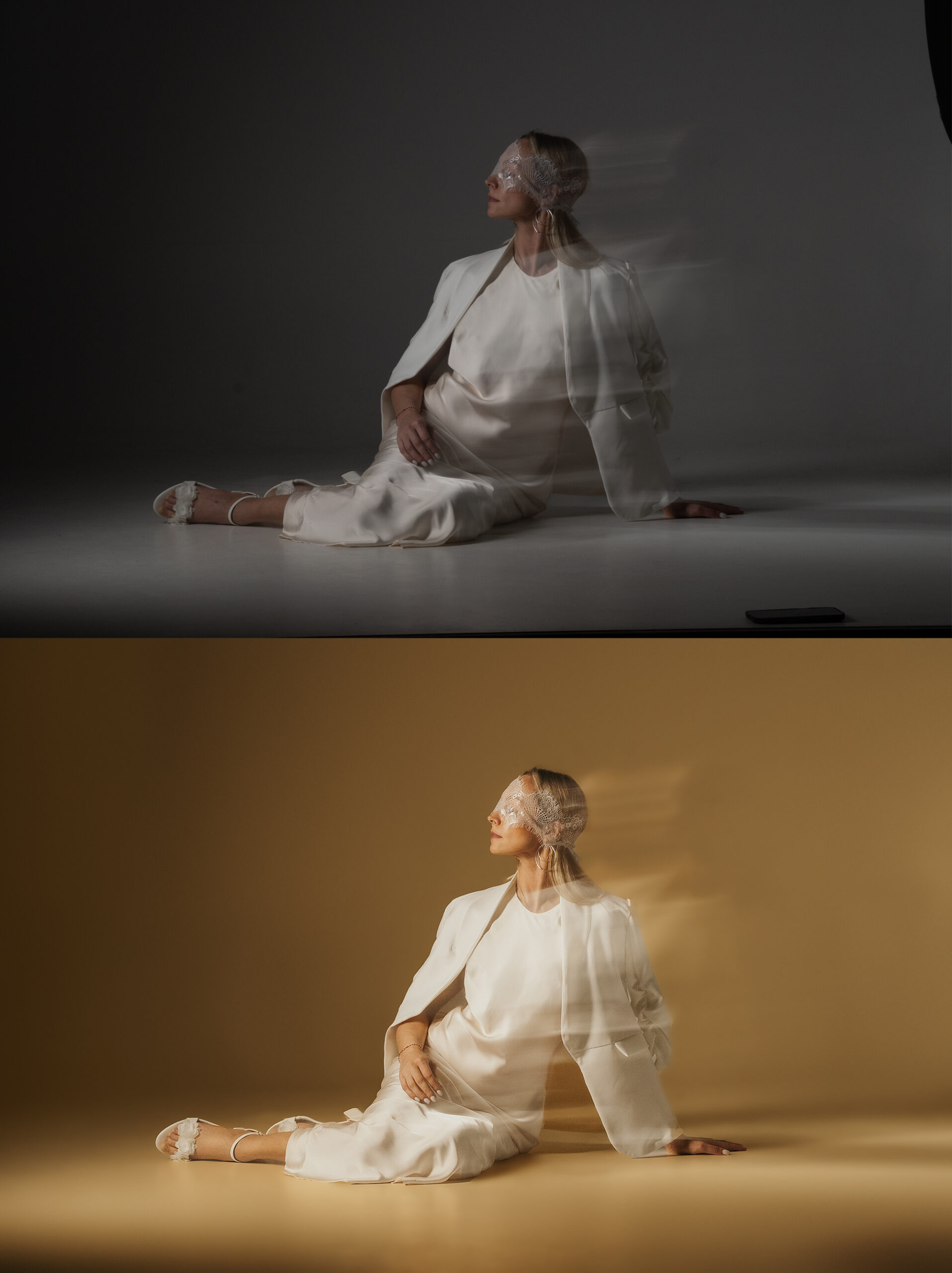 Before&after retouching